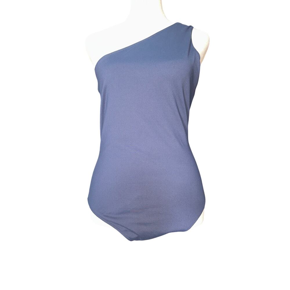 Intimately Free People Blue Bodysuit M Thong Tide Straps Clip Bottom Stretch